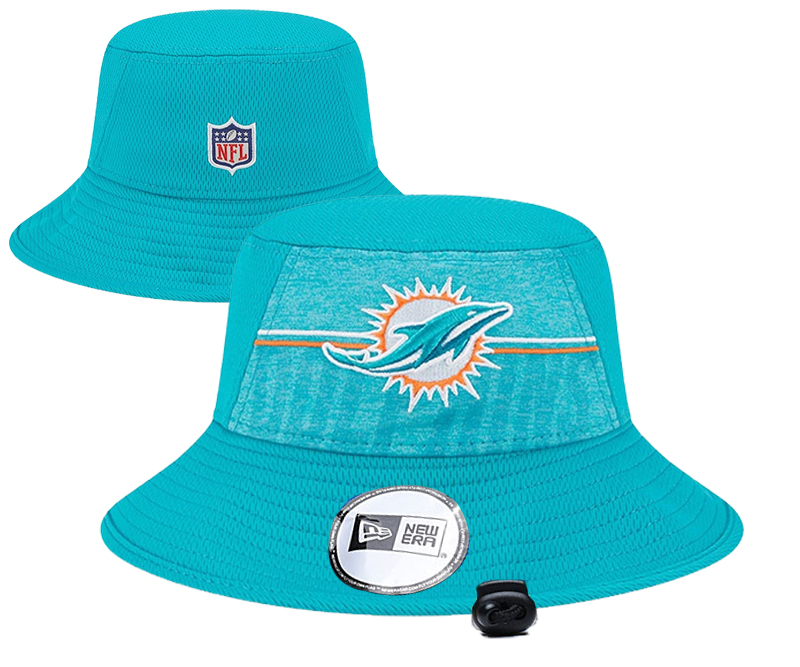 Miami Dolphins 2025 Stitched Bucket Fisherman Hats 001 Miami Dolphins 2025 Stitched Bucket Fisherman Hats 001